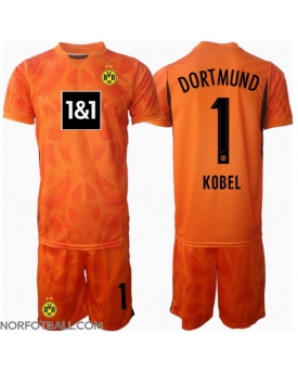 Billige Fotballdrakt Borussia Dortmund Gregor Kobel #1 Keeper Replika Tredjedraktsett Barn 2024-25 Kortermet (med bukser)